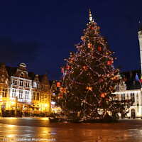 Buy canvas prints of Christmas Decorations, Dendermonde, Belgium by Imladris 