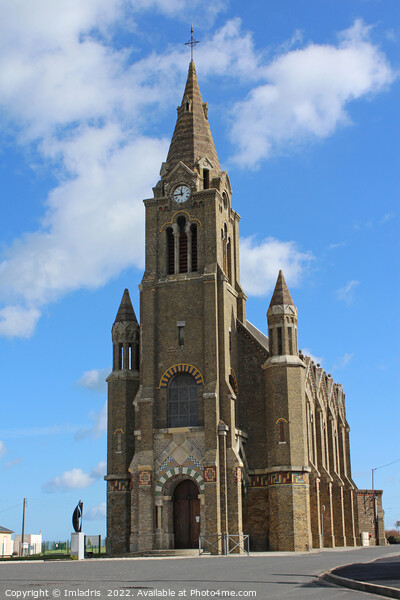 Notre Dame de Bonsecours, Dieppe, Normandy, France Picture Board by Imladris 