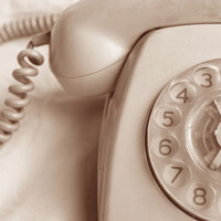 Buy canvas prints of Back to the 70's Retro Telephone by Imladris 