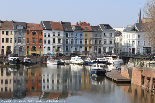Riverside Buildings, Dampoort, Ghent, Belgium Picture Board by Imladris 