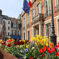 Buy canvas prints of Town Hall, Boulogne-sur-Mer, France by Imladris 