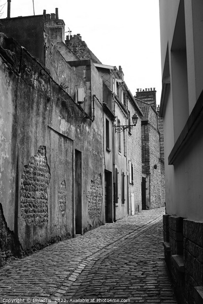 Cobbled Old Town Street, Boulogne-sur-Mer Picture Board by Imladris 