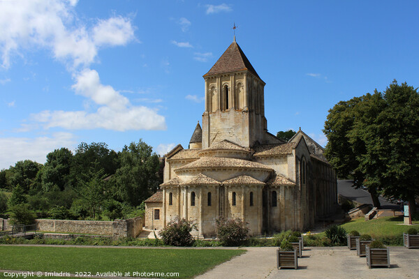 Beautiful St Hilaire Church, Melle, France Picture Board by Imladris 