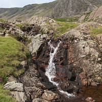 Buy canvas prints of Waterfall, Seathwaite, Lake District, England by Imladris 