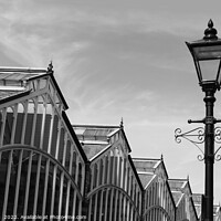 Buy canvas prints of Market Hall and Lamp, Stockport, England by Imladris 