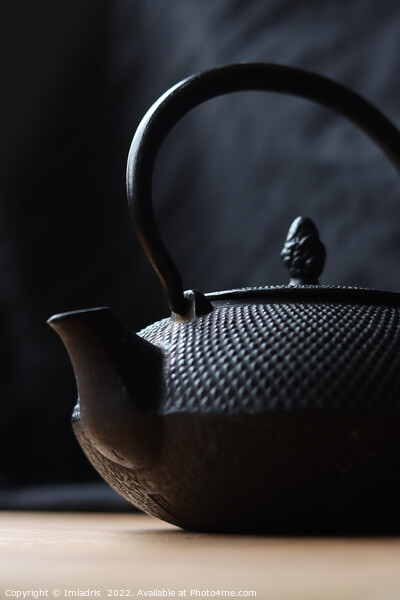The Tea Lovers Black Teapot Picture Board by Imladris 
