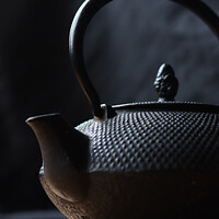 Buy canvas prints of The Tea Lovers Black Teapot by Imladris 