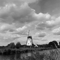 Buy canvas prints of Schelle Windmill Mono, Damme, Belgium by Imladris 