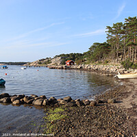 Buy canvas prints of Kyrkviken Beach, Reso, Sweden by Imladris 