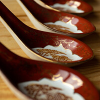 Buy canvas prints of Chinese Soup Spoons Macro by Imladris 