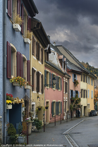 Colorful Backstreet, Thann, France Picture Board by Imladris 