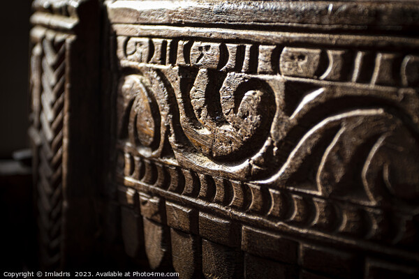 Old Nepalese wood carvings Picture Board by Imladris 
