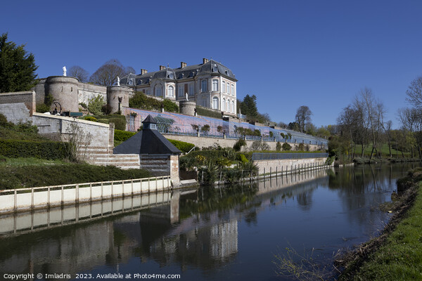 Chateau Long and River Somme, France Picture Board by Imladris 