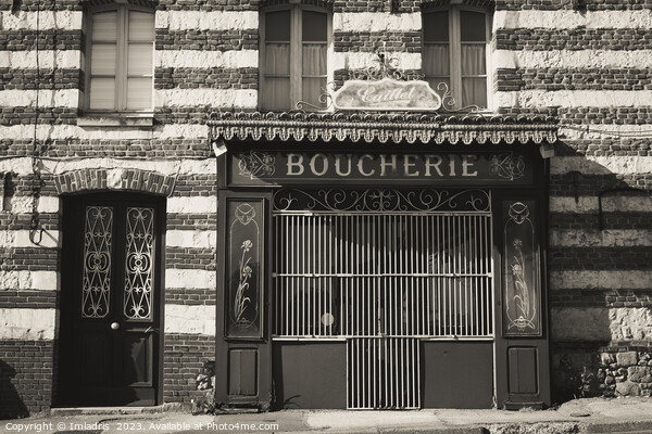 'La Boucherie', Old Store Front, France Picture Board by Imladris 