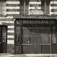 Buy canvas prints of 'La Boucherie', Old Store Front, France by Imladris 