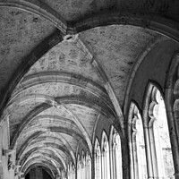 Buy canvas prints of Cathedral Cloisters, Saint-Jean-de-Maurienne by Imladris 