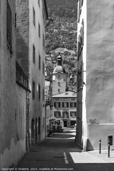 Brig Old Town View, Switzerland Picture Board by Imladris 