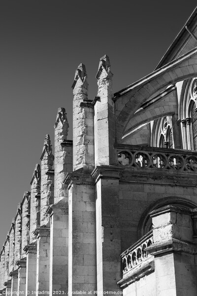 Flying Buttress Architecture, Church, France Picture Board by Imladris 