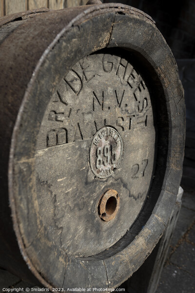 Historic Belgian Beer Barrel Picture Board by Imladris 