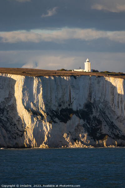 Lighthouse on White Cliffs of Dover, England Picture Board by Imladris 