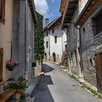 Buy canvas prints of Village of Lods, Doubs, France by Imladris 