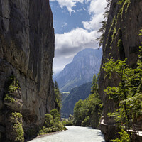Buy canvas prints of Beautiful Aare Gorge, Switzerland by Imladris 
