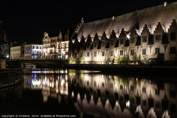 'Groot Vleeshuis', Ghent, Belgium by night Picture Board by Imladris 