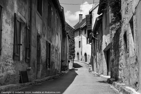 Picturesque Street Lods, Doubs, France Picture Board by Imladris 