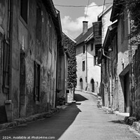 Buy canvas prints of Picturesque Street Lods, Doubs, France by Imladris 