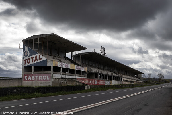 Stormy Skies Over Reims-Gueux Race Circuit Picture Board by Imladris 