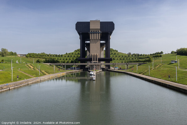 Canal du Centre and Boat Lift, Belgium Picture Board by Imladris 