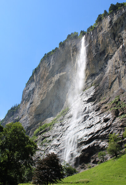 Staubbach Waterfall, Lauterbrunnen, Switzerland Picture Board by Imladris 