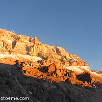 Buy canvas prints of Sunset on Aconcagua Mountain, Argentina, Panorama by Imladris 