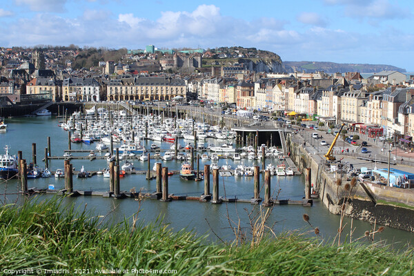 Picturesque Dieppe Harbour, Normandy, France Picture Board by Imladris 
