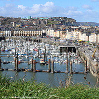 Buy canvas prints of Picturesque Dieppe Harbour, Normandy, France by Imladris 