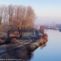 Buy canvas prints of River Dender View, Gijzegem, Belgium by Imladris 