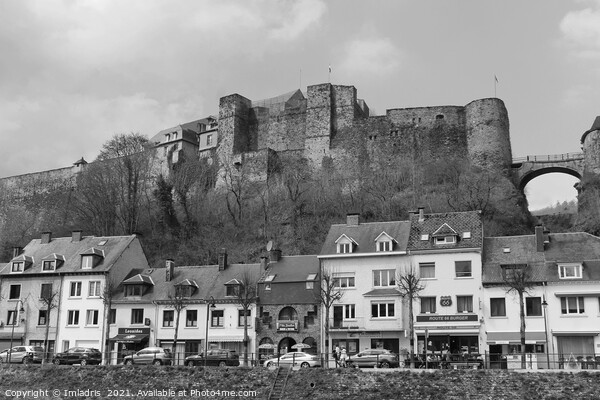Château-Fort de Bouillon, Ardennes, Belgium, Mono Picture Board by Imladris 