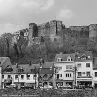 Buy canvas prints of Château-Fort de Bouillon, Ardennes, Belgium, Mono by Imladris 