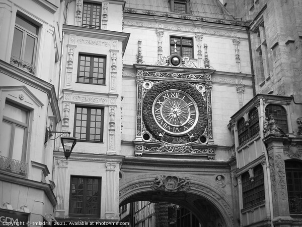 Le Gros Horloge,  Rouen, France Picture Board by Imladris 