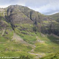 Buy canvas prints of Glencoe Pass Panorama in summer, Scotland by Imladris 