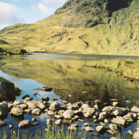 Buy canvas prints of Stickle Tarn view Summer, The Lake District by Imladris 