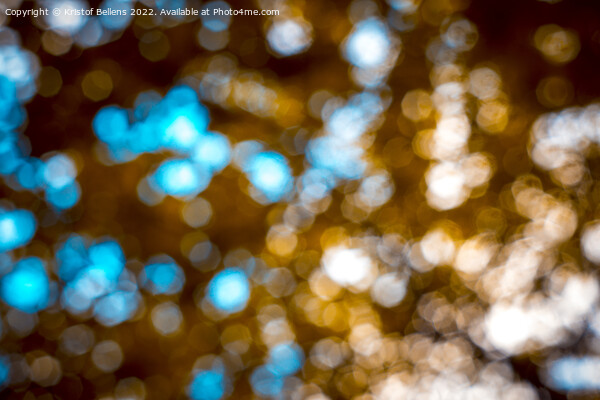 Intentional out of focus circular blur with bokeh balls. Picture Board by Kristof Bellens
