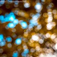 Buy canvas prints of Intentional out of focus circular blur with bokeh balls. by Kristof Bellens