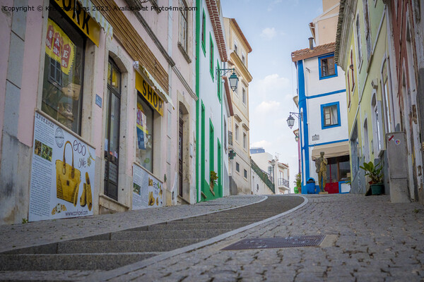 View on Rua Do Porto Fundo in Monchique, Portugal Picture Board by Kristof Bellens