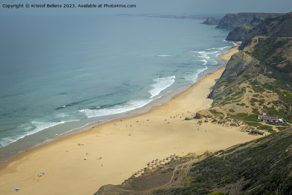 View on Cordoama Beach near Vila Do Bispo in Algarve Picture Board by Kristof Bellens