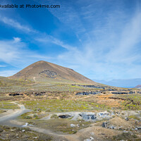Buy canvas prints of View on Montana de Guenia on the Canary Island of Lanzarote by Kristof Bellens