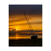 Buy canvas prints of Lytham Boat Sunset by Paul Keeling