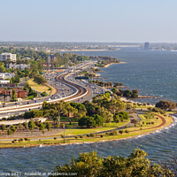 Buy canvas prints of View from Kings Park - Perth by Laszlo Konya