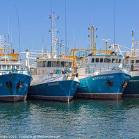 Buy canvas prints of Fishing Boat Harbour - Fremantle by Laszlo Konya