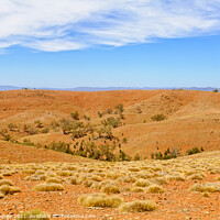 Buy canvas prints of View from the Stokes Hill Lookout - Wilpena Pound by Laszlo Konya